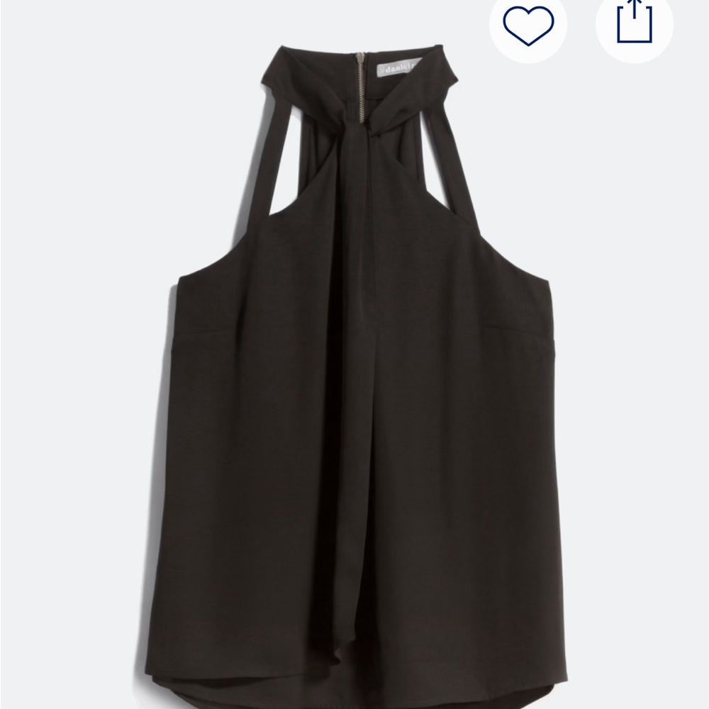 Daniel Rainn Black Halter Top